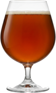 American barleywine in het bijpassende glas