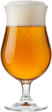 Belgisch pale ale in het bijpassende glas