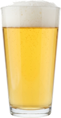 Blonde ale in het bijpassende glas