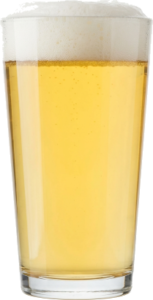 Cream ale in het bijpassende glas
