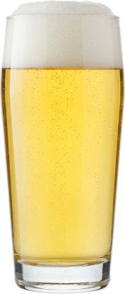 Dortmunder export in het bijpassende glas
