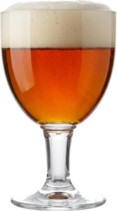 Dubbel in het bijpassende glas