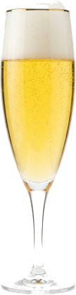 Duitse pils in het bijpassende glas