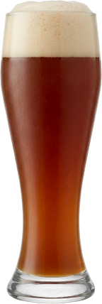 Dunkelweizen in het bijpassende glas