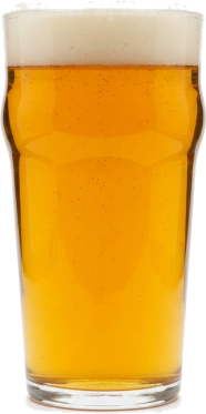 Engelse IPA in het bijpassende glas