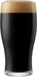 Foreign extra stout in het bijpassende glas