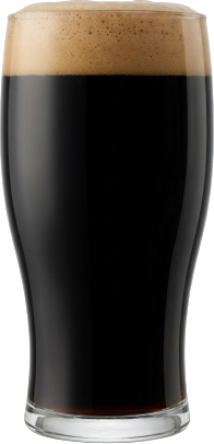 Foreign extra stout in het bijpassende glas