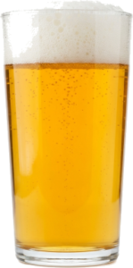 Geuze in het bijpassende glas