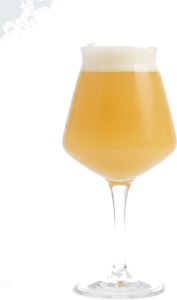 Hazy IPA in het bijpassende glas