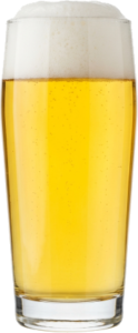 Helles in het bijpassende glas