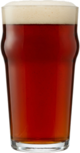 Irish red ale in het bijpassende glas