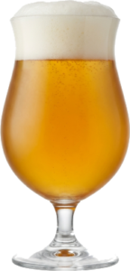 Saison in het bijpassende glas