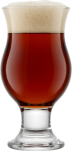 Scottish heavy in het bijpassende glas