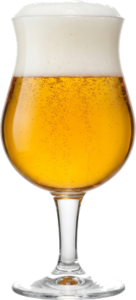 Tripel in het bijpassende glas