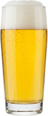 Tsjechische pils in het bijpassende glas