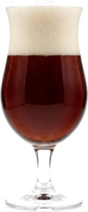 Vlaams rood in het bijpassende glas