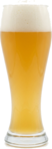 Weizen in het bijpassende glas