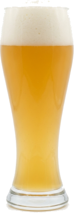 Weizen in het bijpassende glas