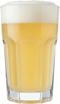 Witbier in het bijpassende glas